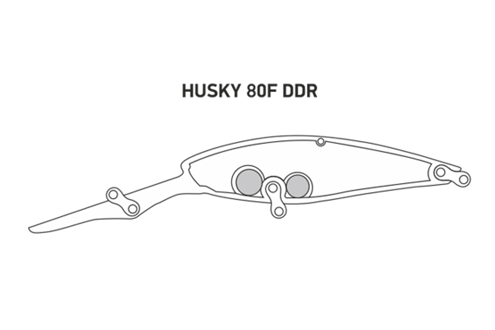 Воблер LureMax HUSKY 80F DDR-021 14 г.