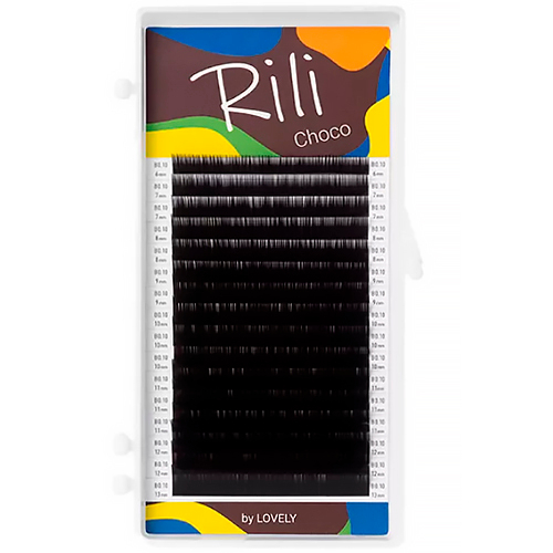 Rili Ресницы темно-коричневые Choco mix (L/0.10x8-15mm)