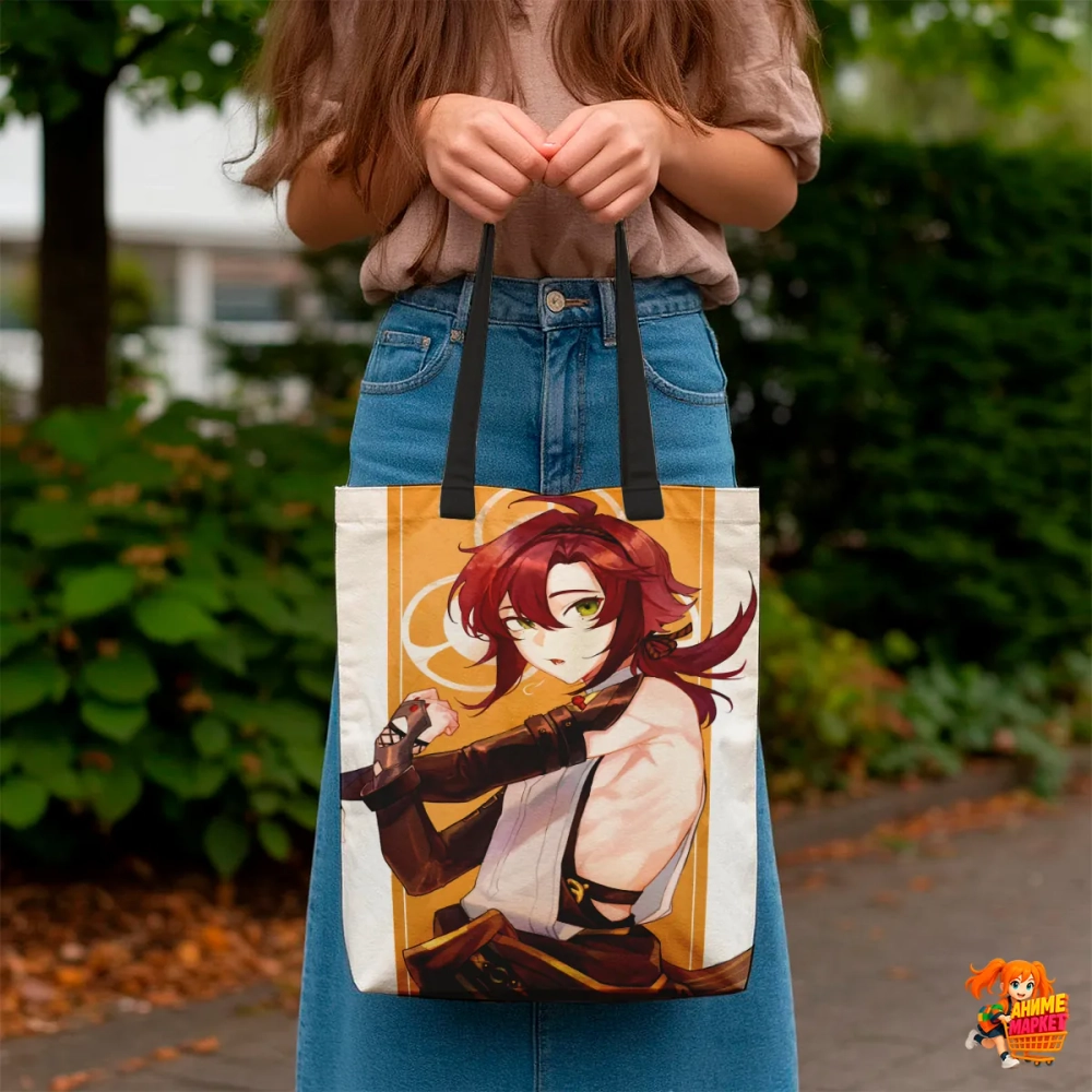 Сумка шоппер с принтом Genshin Impact