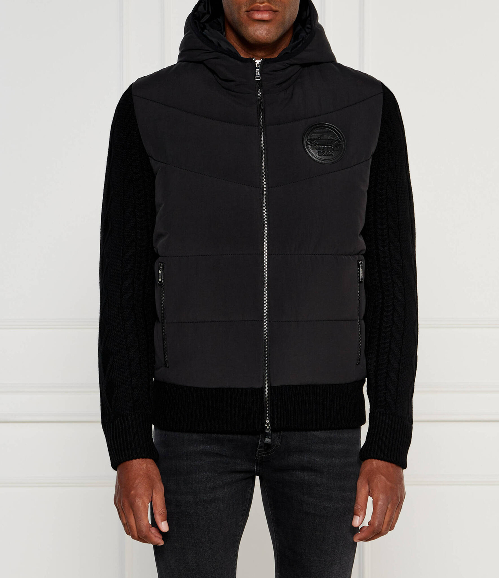 Хлопковая куртка Dorlando BOSS BLACK - черный(50519653)