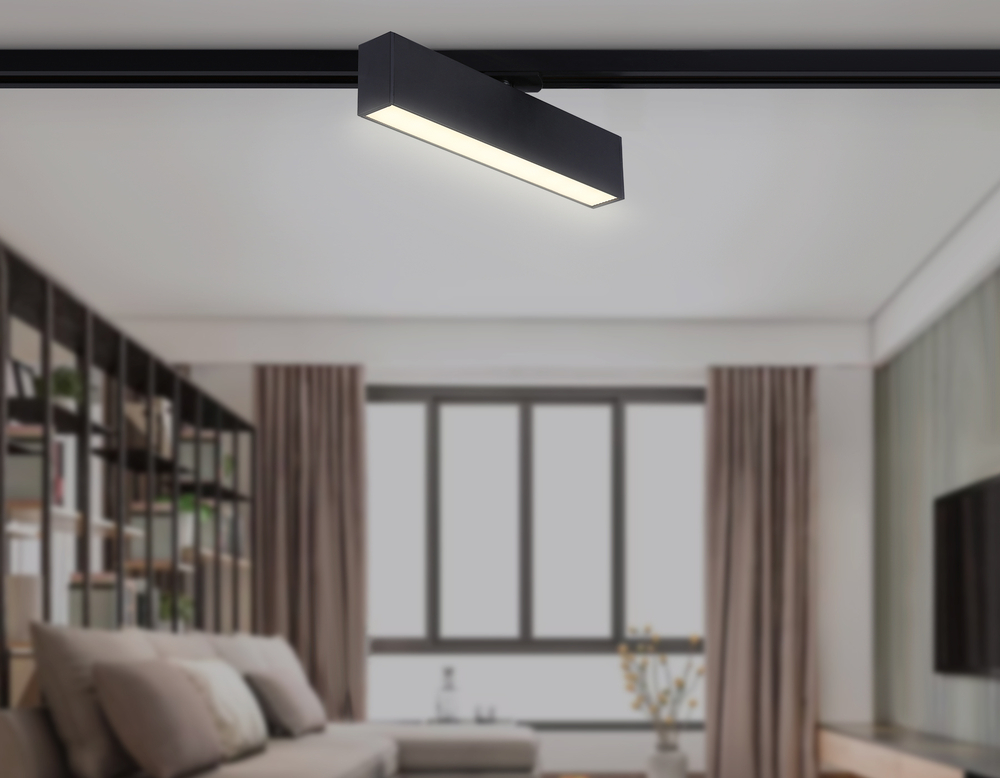 GL6765 BK черный LED 12W 3000K 300*22*48
