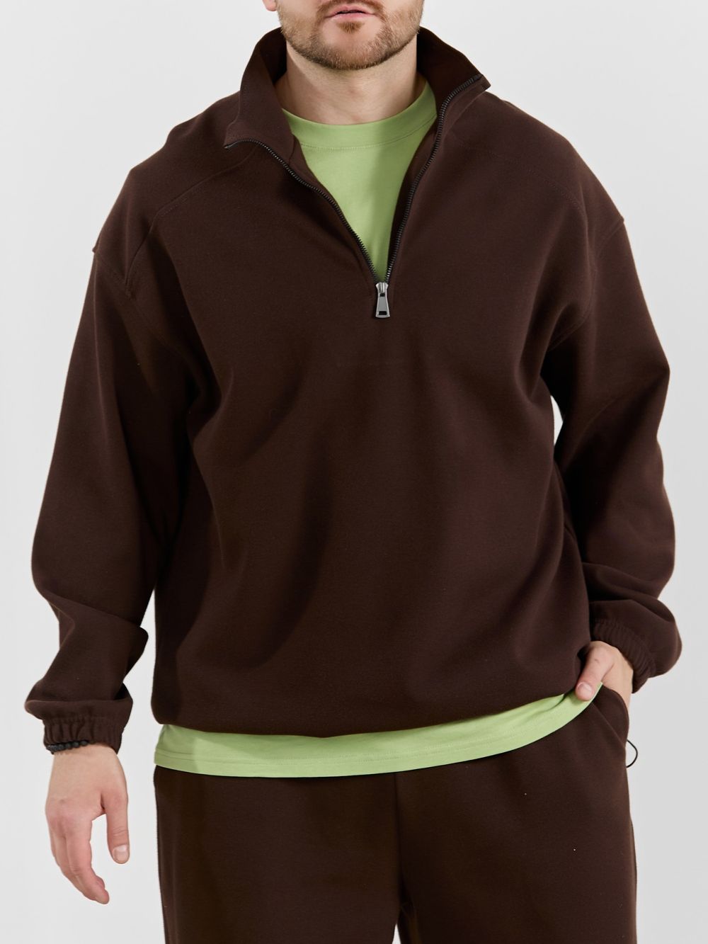 Толстовка мужская Интер-1 Виотекс КОРИЧНЕВЫЙ
