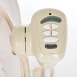 PITUSO электрокачели Viola Cream/Кремовый Hippo пульт,МР3,адаптер,76х61х69см