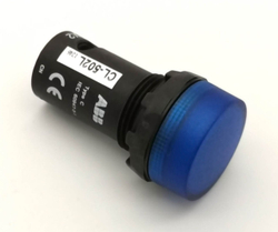 Лампа синяя со встроенным светодиодом ABB CL-502L, 24ВAC/DC 1SFA619402R5024