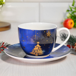 Чайная пара 230мл, синяя