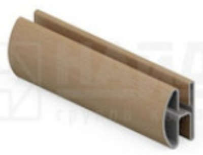 Профиль межсекционный 4*2110 мм, Бук бавария