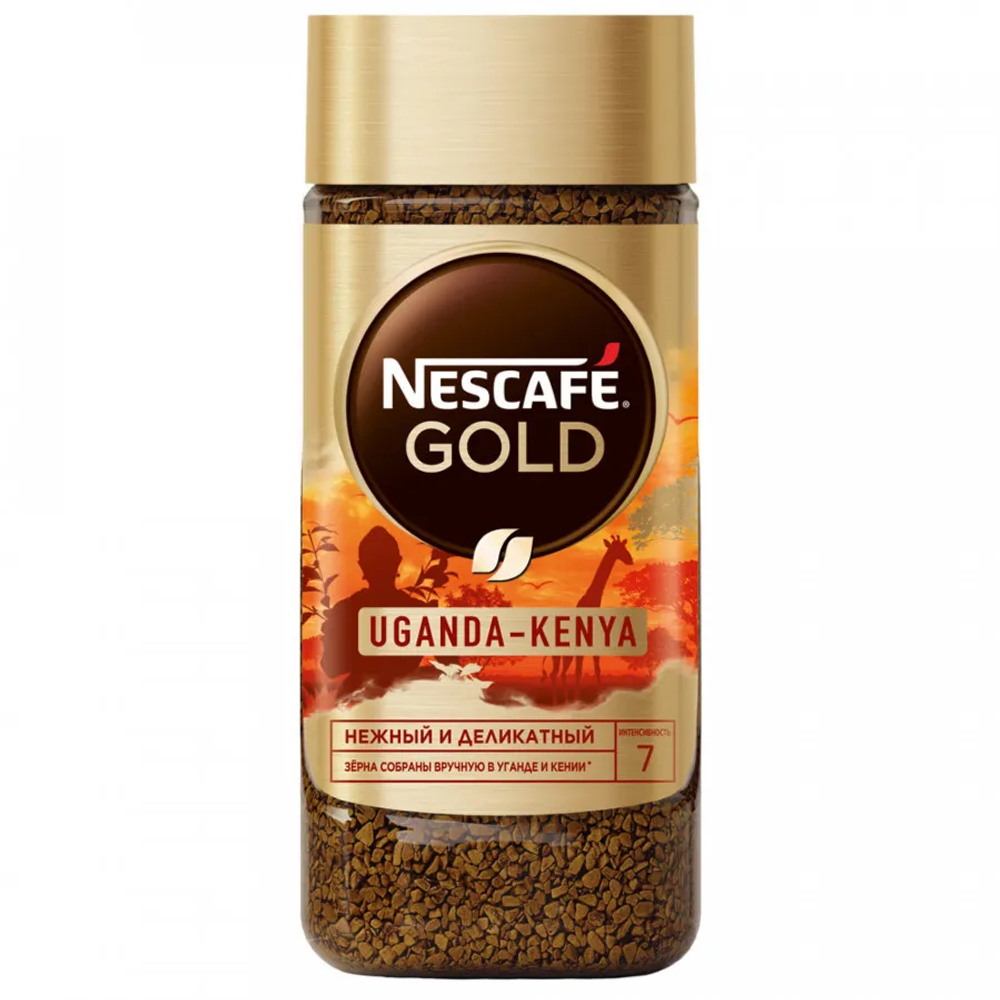 купить Кофе растворимый Nescafe Gold Origins Uganda-Kenya, 85 г стеклянная банка (Нескафе)