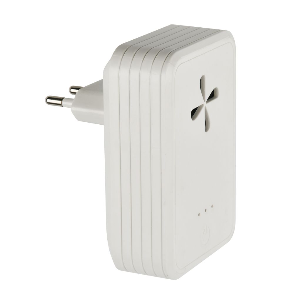 UDR-E16 WHITE Ультразвуковой отпугиватель насекомых и грызунов. 220В. Площадь до 120м2. Две полосы частот. Белый. TM Uniel