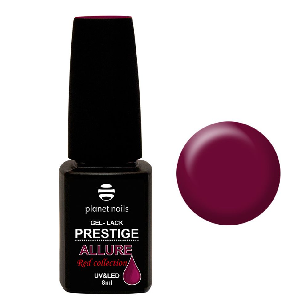 Planet Nails Гель-лак &quot;PRESTIGE ALLURE&quot; Red Collection 655, 8мл