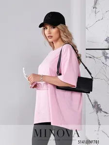 Футболка 701-розовый Minova