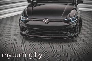 Сплиттер бампера переднего V.3 для VOLKSWAGEN Golf VIII R (20-...)