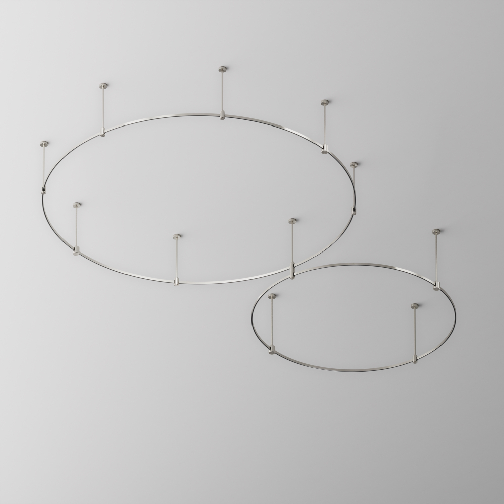 Шинопровод круглый из полукругов 1800мм Maytoni FLARITY TRX154-2SR-D1800-PT