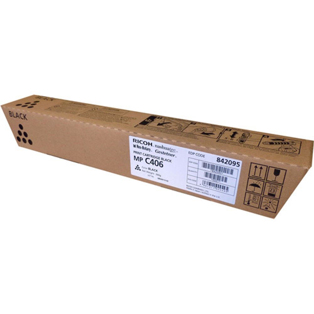 Тонер-картридж тип MP C406 для Ricoh Aficio MP C306/C406/C307 черный  842095