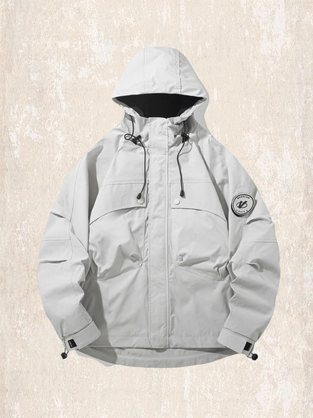 Мужская куртка в стиле американского ретро,сезон весна-осень, городская повседневная куртка для активного отдыха, свободный крой.