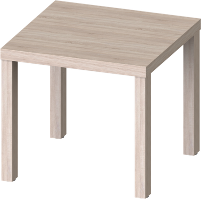 Стол журнальный Энкель 50x50x45, дуб белёный