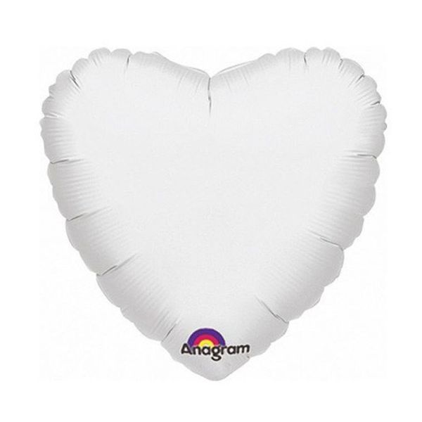 Сердце Пастель, Белый (46 см)