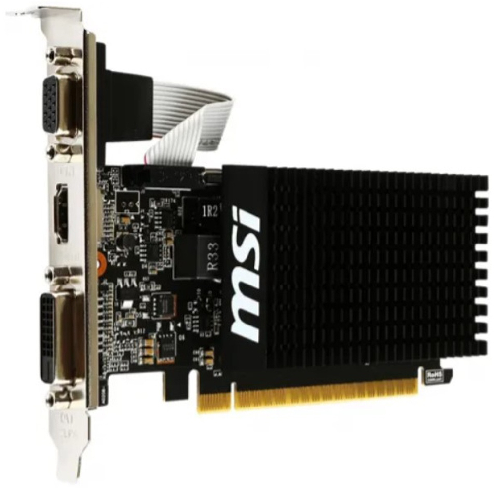 Видеокарта MSI GeForce GT 710 2GD3H LP 2 ГБ