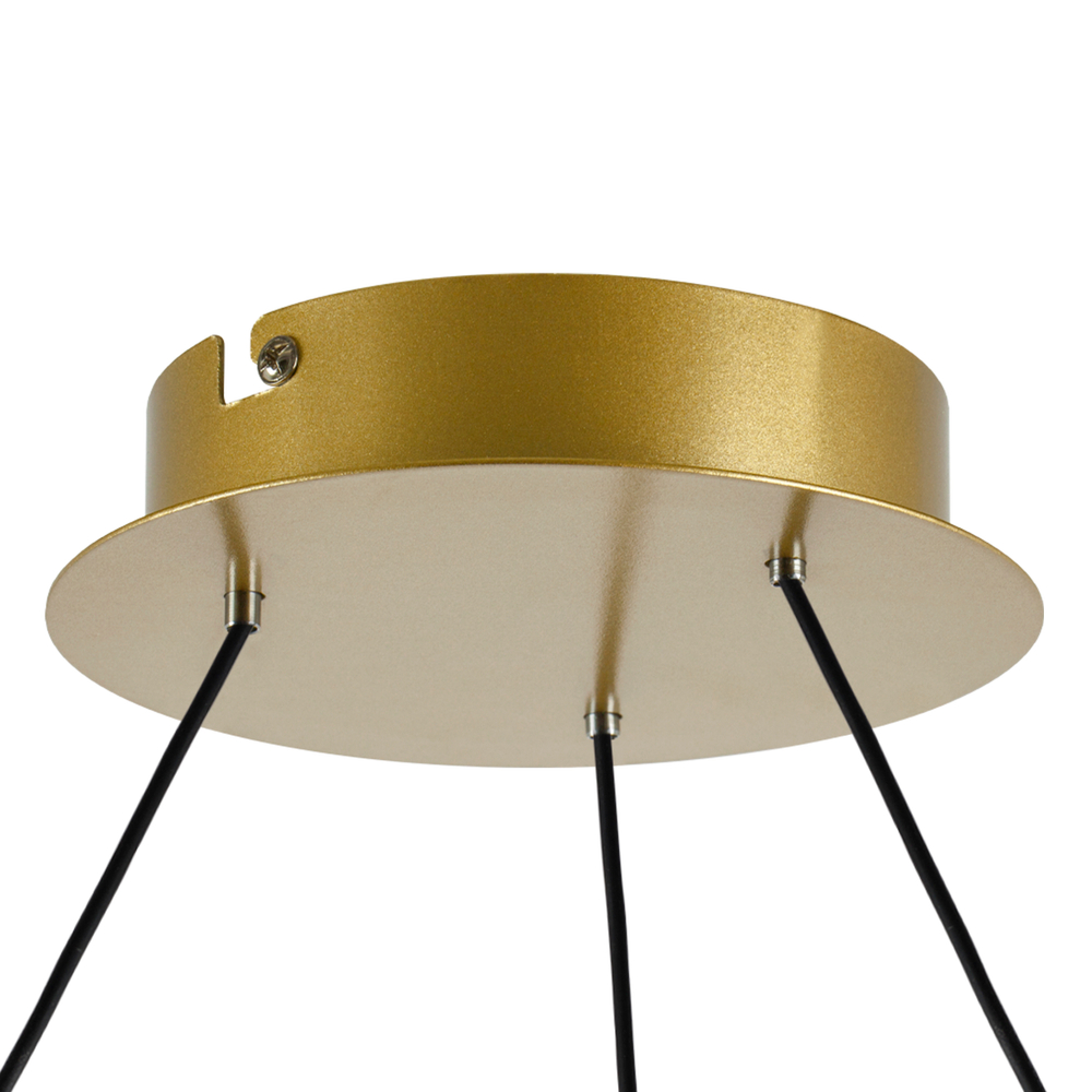 736161 Люстра ROTONDA 38W LED 2106LM 180G ЛАТУНЬ 3000K