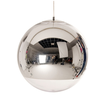 Pendant design lamp  Mirror Ball by Tom Dixon (Silver)