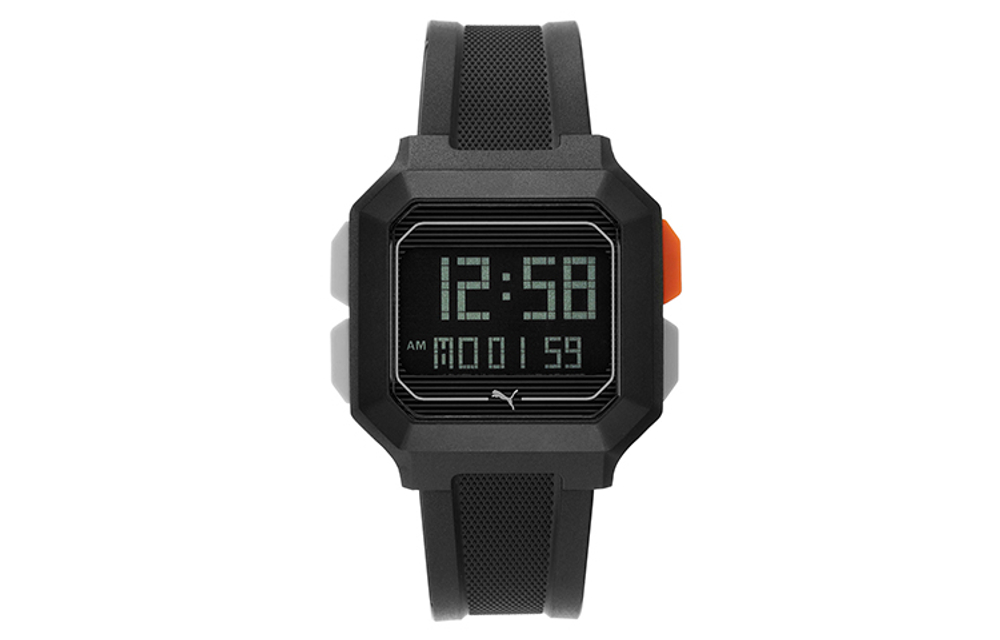 PUMA Wrist Watch Quartz Movement Rubber Strap 45mm Blue Dial Men"s Watches P5020