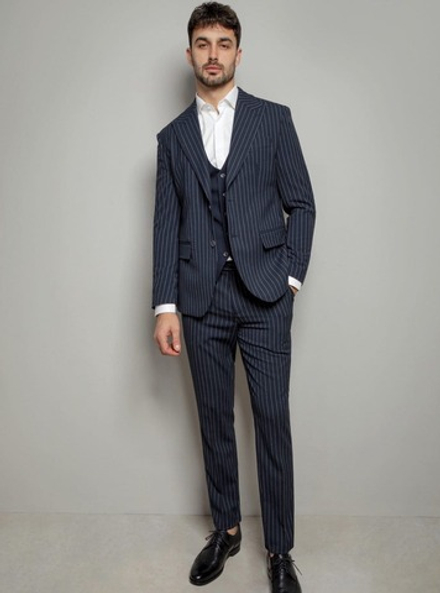 Мужской костюм (синий) С30