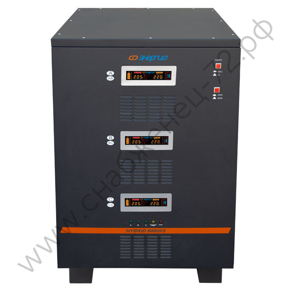 Стабилизаторы напряжения Энергия Hybrid II трехфазные