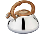 Чайник 3л со свистком, коричневая ручка, матовый НМ 55151