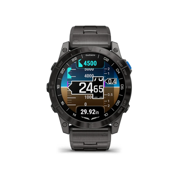 Умные часы Garmin D2 Mach 1 Pro Aviator Smartwatch/Vented Titanium 51 мм 010-02804-81
