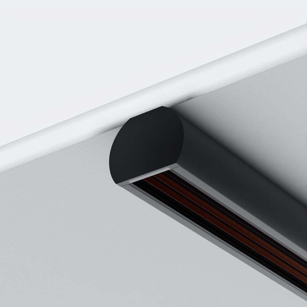 Заглушки для круглого низкопрофильного шинопровода 2шт. Maytoni   TRAM034EC-R-41B