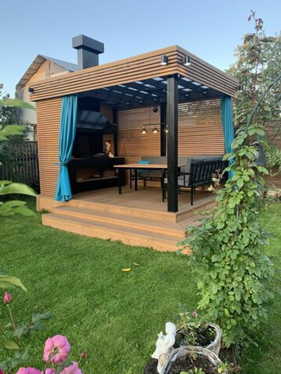 Беседка деревянная А14