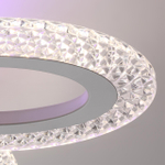 8018/60CL LEDIO LN25 белый/прозрачный металл/акрилл Потолочный светильник c подсв. осн. LED 60W 220V 3000-6000K CLARE