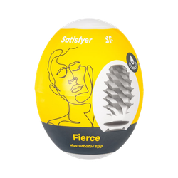 Яйцо мастурбатор Satisfyer Egg Single, рельеф Fierce