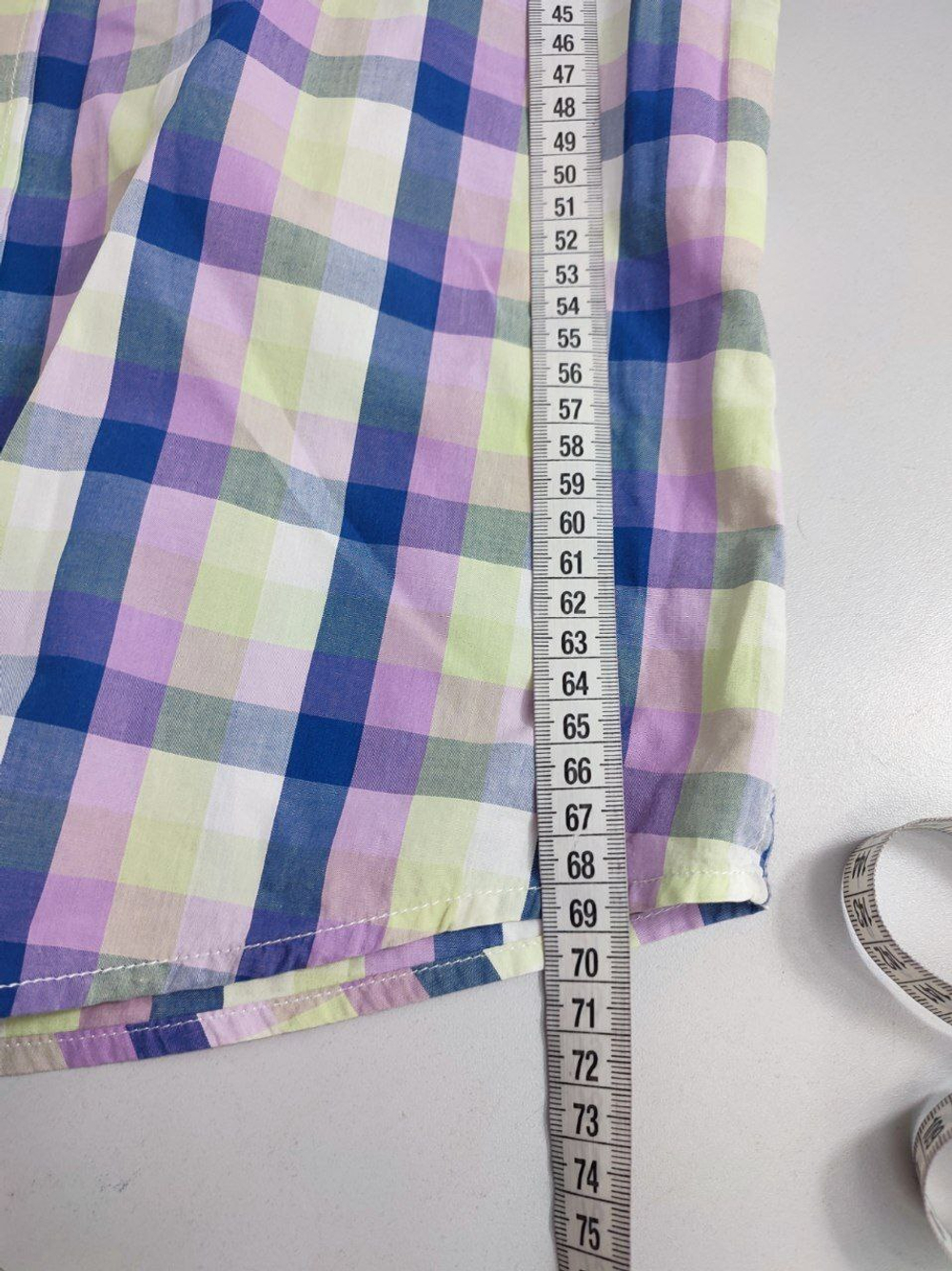 Рубашка Ostin в яркую клетку 46 размер