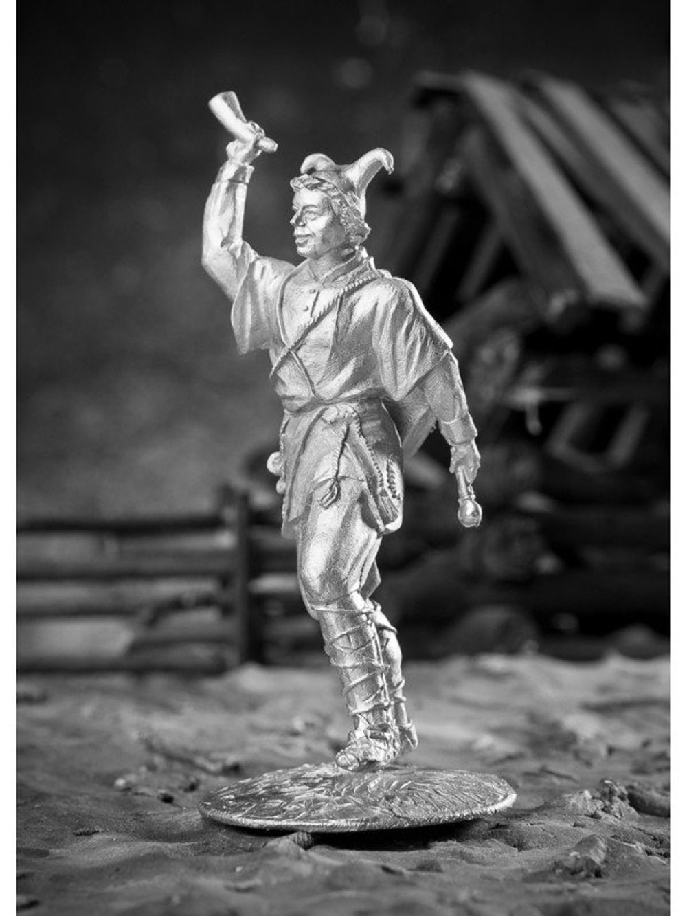 Фигурка олово Скоморох