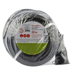 Удлинитель силовой ЭРА UPx-1e-3x2,5-30m-IP44(KG) в бухте с заземлением 1 розетка 30 м КГ 3х2,5мм2 | Силовые удлинители