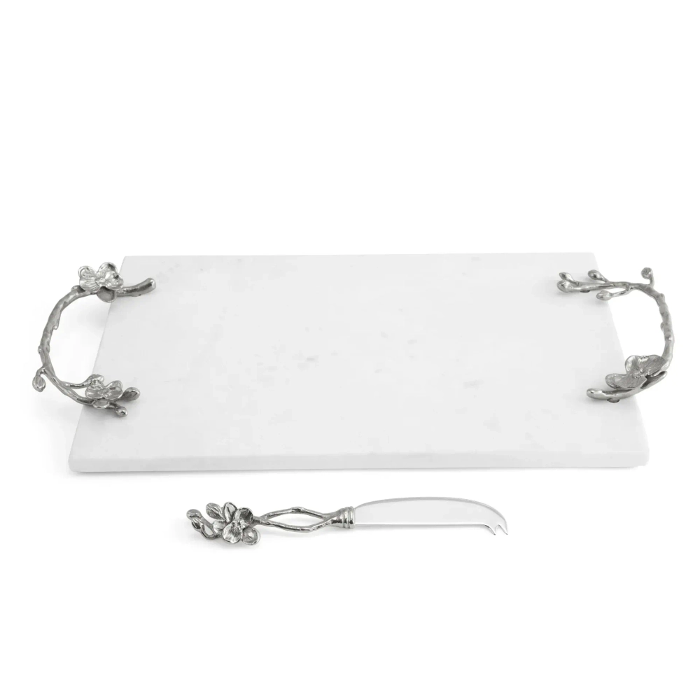 Сервировочный сырный набор Michael Aram White Orchid (45.7 x 25.4 см)