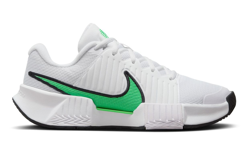 Женские Кроссовки теннисные Nike Zoom GP Challenge Pro - white/poison green/black
