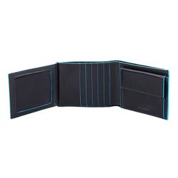 Кошелек Piquadro Blue Square синий телячья кожа (PU1240B2/BLU2) 3