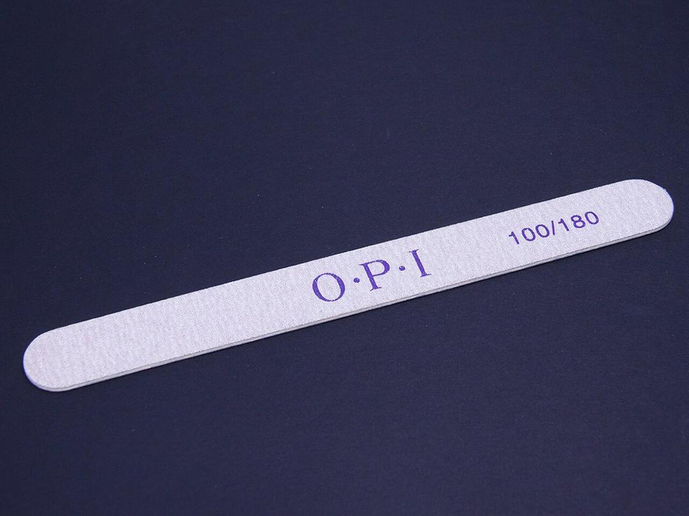 Пилка тонкая 100\180гр, OPI прямая, РС