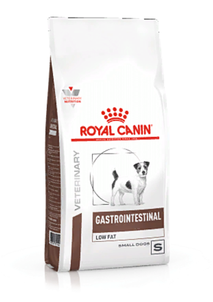 Royal Canin Vet 1кг GastroIntestinal Low Fat Small Сухой корм для собак малых пород при нарушениях пищеварения и недостаточности поджелудочной железы