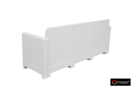 Комплект мебели Bica NEBRASKA SOFA 3 (3х местный диван), белый