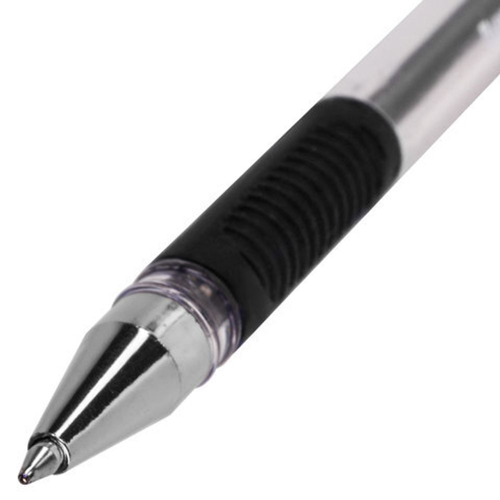 Ручка шариковая с грипом BRAUBERG "X-Writer", ЧЕРНАЯ, узел 0,7 мм, линия письма 0,35 мм, 142404