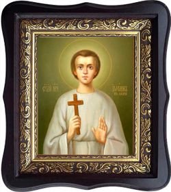 Иоанн Варяг Печерский Киевский отрок первомученик Российский. Икона на холсте.