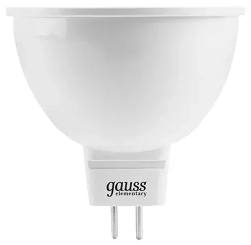 Лампа Gauss LED Elementary MR16 7W 550 lm 4100K GU5,3 13527