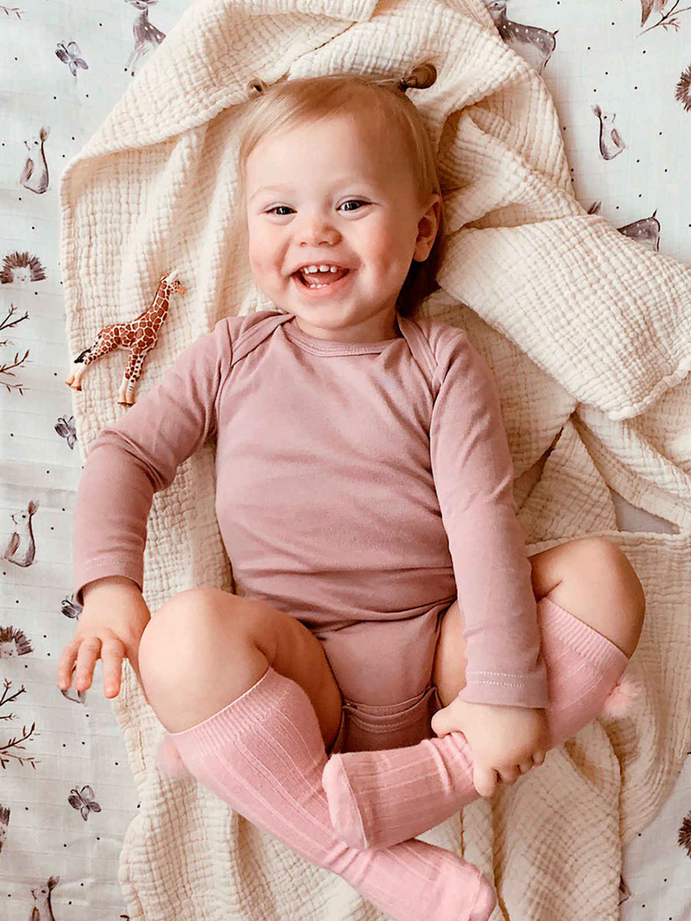 Боди Mjölk Desert Rose с длинным рукавом, уценка