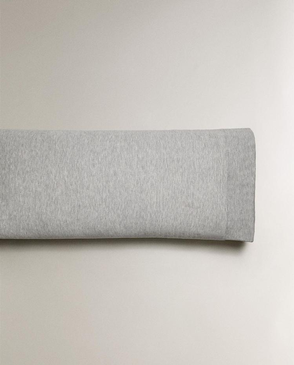 ZARA HOME ХЛОПКОВАЯ НАВОЛОЧКА, СЕРЫЙ