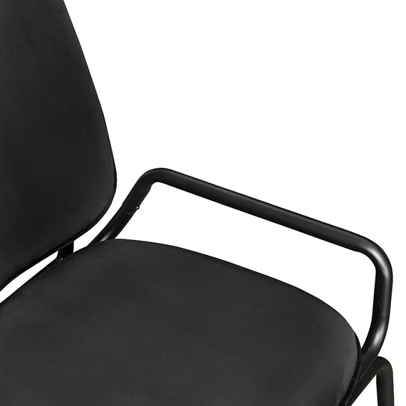 Стул Ror, Double Frame, черный велюр