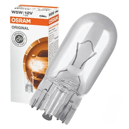 Автолампа 12V W5W б/цок. Osram