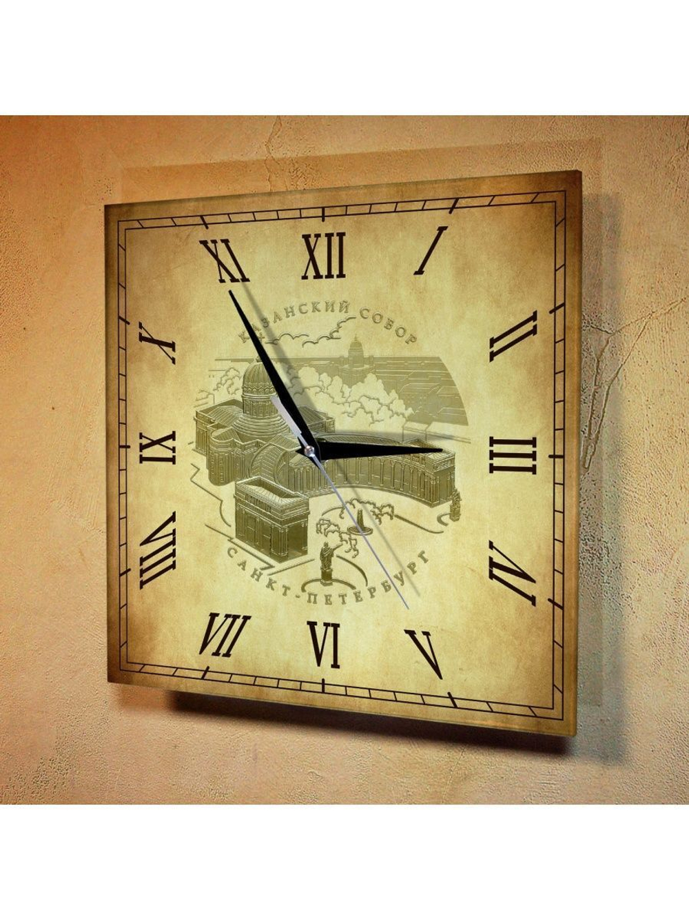 Часы настенные "Величие Казанского Собора"