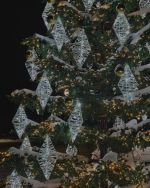 светодиодная игрушка на елку «Кристалл»